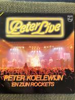 Peter Koelewijn en Zijn Rockets - Peter Live (1981)., Ophalen of Verzenden, 1980 tot 2000, Zo goed als nieuw, 12 inch