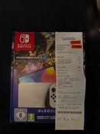 Nintendo switch OLED (nieuwstaat) + Mario party jamboree, Ophalen, Zo goed als nieuw, Met 2 controllers, Switch OLED