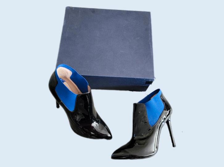 ALBERTO GUARDIANI zwarte enkellaarsjes mt 39 *nieuw ~ NH0412, Kleding | Dames, Schoenen, Nieuw, Lage of Enkellaarzen, Zwart, Ophalen of Verzenden