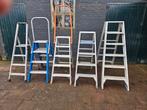 Trappen 4 tot 6 treden dubbel oploopbaar, Doe-het-zelf en Verbouw, Ladders en Trappen, Ophalen