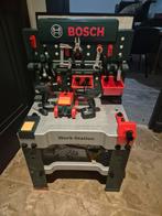 Bosch Werkbank met 2 Boormachines - Kinderspeelgoed, Kinderen en Baby's, Ophalen of Verzenden, Gebruikt, Kunststof, Speelkeuken-accessoire