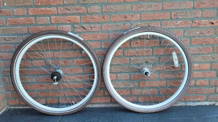 Setje Cortina U4 wielen 26inch, Fietsen en Brommers, Fietsonderdelen, Gebruikt, Algemeen, Wiel, Ophalen