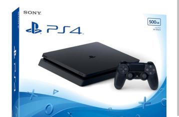 Ps4 slim 500gb + 2 controllers + 8 games beschikbaar voor biedingen