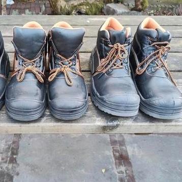Prima werkschoenen stalen neus - maten 45, 43, beschikbaar voor biedingen