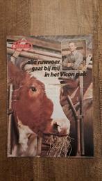 Folder VICON alle ruwvoer gaat bij mij in het VICON pak, Ophalen of Verzenden, Zo goed als nieuw, Folder