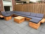 Loungekussens zit + rug + hoek ( 9x) antraciet, Tuin en Terras, Ophalen, Gebruikt