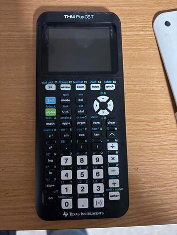 Texas Instruments TI-84 Plus CE-T Grafische Rekenmachine beschikbaar voor biedingen