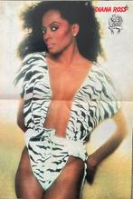 Poster (239) Diana Ross (39x26) B=ABBA(ALS NIEUW), Verzamelen, Verzenden, Zo goed als nieuw, Muziek