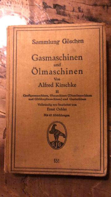 Gas en oliemotoren Duits 1925