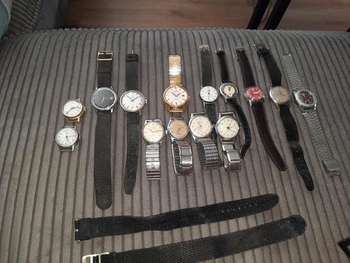 Vintage Horloge Collectie, Sieraden, Tassen en Uiterlijk, Horloges | Antiek, Polshorloge, Overige merken, Staal, 1960 of later