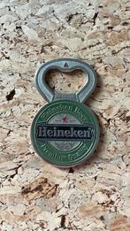 Mooie zware metalen Heineken flesopener, Heineken, Gebruikt, Ophalen of Verzenden, Flesopener