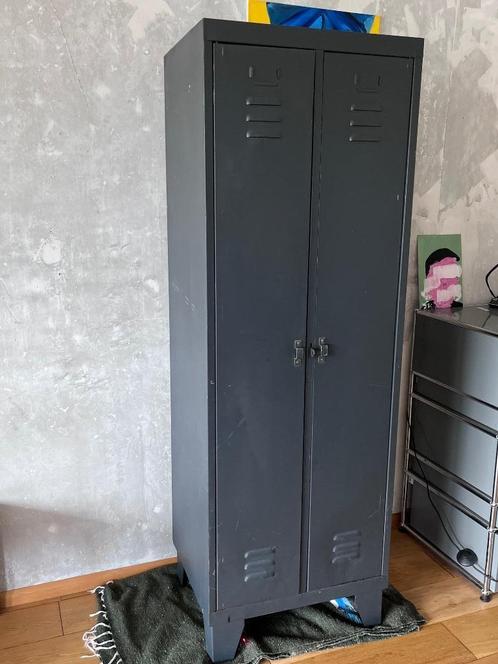 Vintage Deutsche Post Lockerkast | Industrieel | Antraciet, Antiek en Kunst, Antiek | Meubels | Kasten, Ophalen