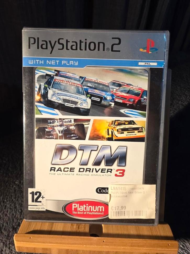 DTM Race Driver 3 - PlayStation 2, Spelcomputers en Games, Games | Sony PlayStation 2, Gebruikt, Racen en Vliegen, 2 spelers, Vanaf 12 jaar
