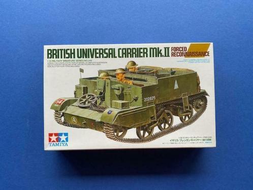 Tamiya	35249	British Bren Carrier Mk.II Forced Recon 1/35, Hobby en Vrije tijd, Modelbouw | Auto's en Voertuigen, Nieuw, Tank