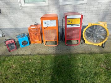 Bouwdroger ventilator te huur  beschikbaar voor biedingen
