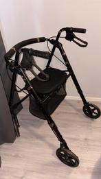 Zwarte rollator Vitility, Ophalen, Opvouwbaar, Zo goed als nieuw