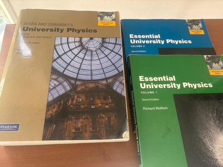 Fysica Boeken - Sears, Wolfson, Boeken, Studieboeken en Cursussen, Gelezen, WO, Beta, Ophalen of Verzenden