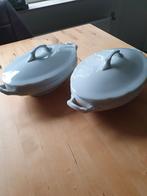 2 dekschalen Bavaria, Ophalen, Porselein, Overige stijlen