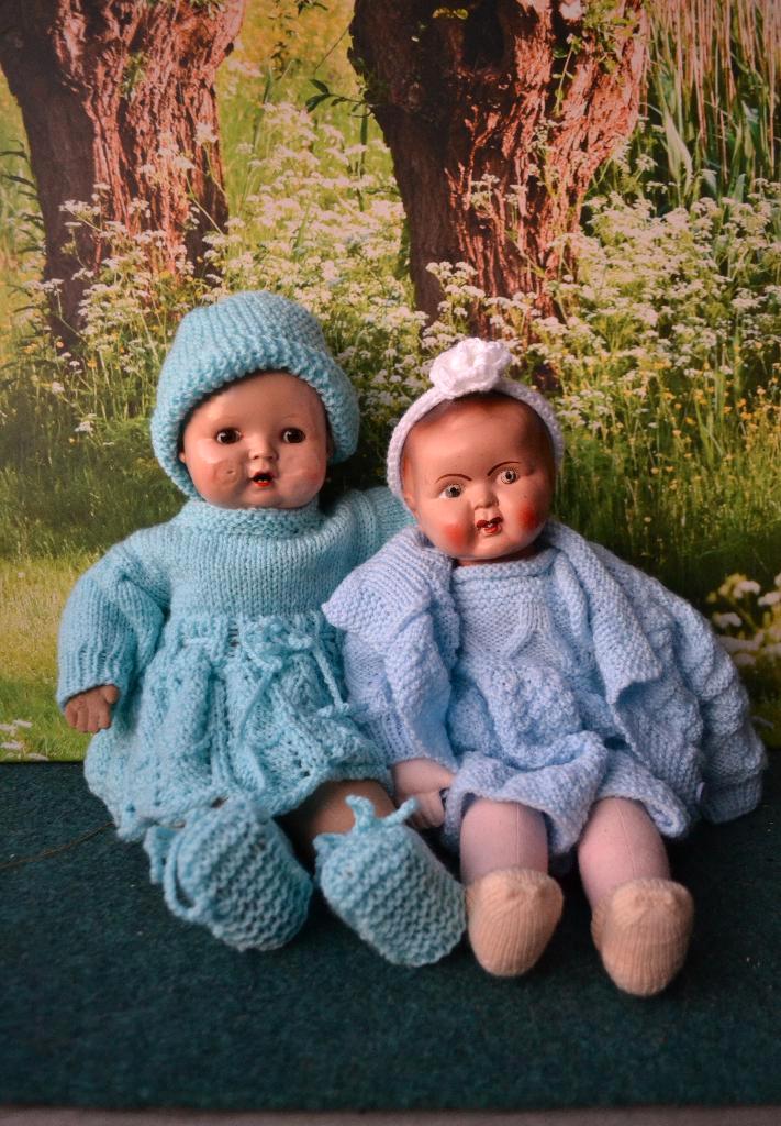 antieke pop minerva en composiet, Verzamelen, Poppen, Gebruikt, Pop, Ophalen of Verzenden