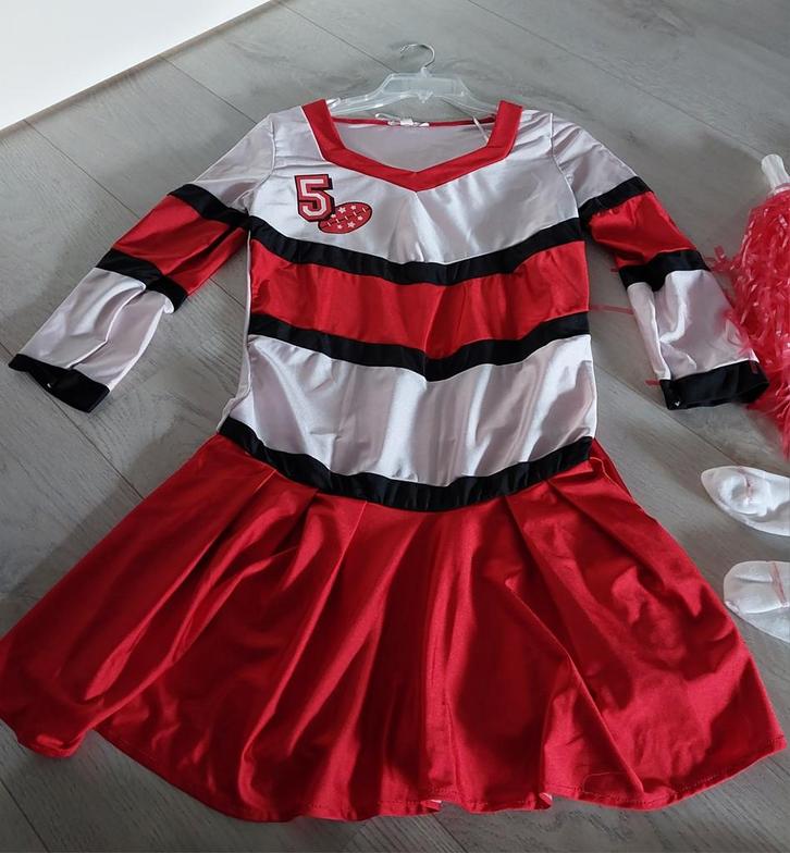 Carnaval: Cheerleader kostuum dames maat 36-38 ( S / M), Kleding | Dames, Carnavalskleding en Feestkleding, Zo goed als nieuw