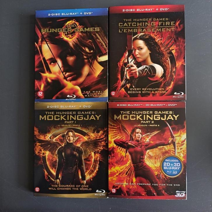 A3-2) The complete Hunger Games (dvd mist), Cd's en Dvd's, Blu-ray, Zo goed als nieuw, Actie, Ophalen of Verzenden