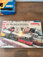 Treinset – div. merken veel rails, wissels, 5 locs / wagons, Hobby en Vrije tijd, Modeltreinen | H0, Wisselstroom, Ophalen, Overige merken