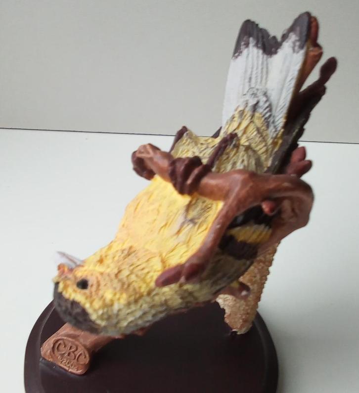 Het Sijsje - Vogel Beeldje - Eaglemoss, Verzamelen, Dierenverzamelingen, Zo goed als nieuw, Beeldje of Figuurtje, Vogel, Ophalen of Verzenden