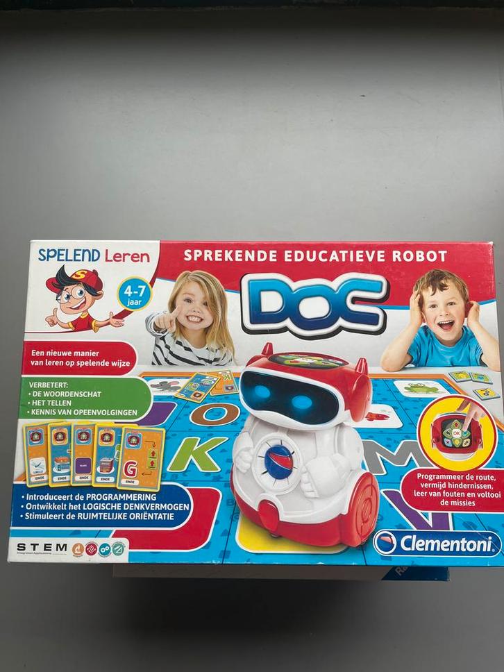 Clementoni DOC Sprekende Educatieve Robot, Kinderen en Baby's, Speelgoed | Educatief en Creatief, Nieuw, Taal en Lezen, Met geluid