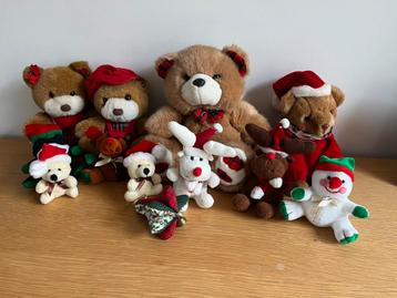12 kerstberen en kerstdieren in 1 koop! beschikbaar voor biedingen