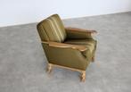 brutalist fauteuil | armchair | jaren 60 | Deens, Hout, Gebruikt, ., 75 tot 100 cm