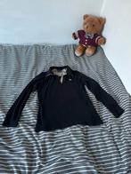 Burberry longsleeve poloshirt, Kleding | Heren, Polo's, Zwart, Ophalen of Verzenden, Zo goed als nieuw, Burberry