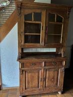 Antieke grenen buffetkast, Huis en Inrichting, Kasten | Buffetkasten, Ophalen, Gebruikt, 100 tot 150 cm, 200 cm of meer