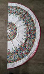 Vintage Rond Tafelkleed met Bloemenprint, Ophalen of Verzenden, Gebruikt, Rond, Binnen