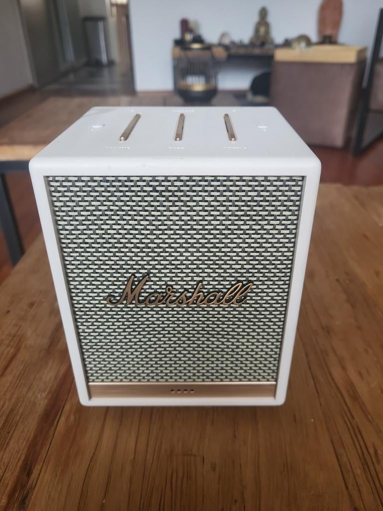 Marshall Uxbridge Voice met Google Assistant, Ophalen, Zo goed als nieuw, Minder dan 50 watt