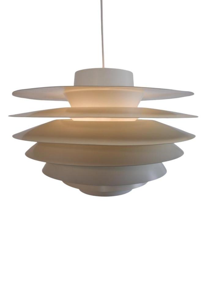 Deens design Verona hanglamp, jaren 60, Huis en Inrichting, Lampen | Hanglampen, Gebruikt, Minder dan 50 cm, Metaal, Ophalen of Verzenden