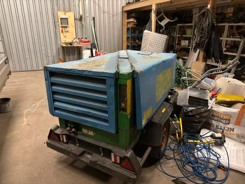 Mobiele compressor, Zakelijke goederen, Machines en Bouw | Pompen en Compressoren, Ophalen