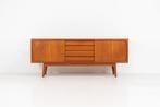 Prachtig Deens vintage dressoir in teakhout, jaren 1960., Antiek en Kunst, Ophalen of Verzenden