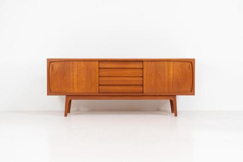 Prachtig Deens vintage dressoir in teakhout, jaren 1960., Antiek en Kunst, Curiosa en Brocante, Ophalen of Verzenden