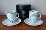 Twee espresso kopjes van Marlies Dekkers, Nieuw, Ophalen of Verzenden, Overige stijlen, Kop(pen) en/of Schotel(s)