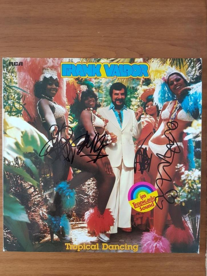 Ruil of koop Signed!! Frank Valdor "Tropical Dancing" (RCA), Cd's en Dvd's, Vinyl | Latin en Salsa, Zo goed als nieuw, 12 inch