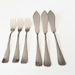 Keltum Haags Lofje Visbestek RVS 18/10, Antiek en Kunst, Antiek | Bestek, Ophalen of Verzenden