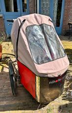 Fijne Nihola Family bakfiets met 7 versnellingen en huif., Overige merken, Gebruikt, Ophalen, 2 kinderen