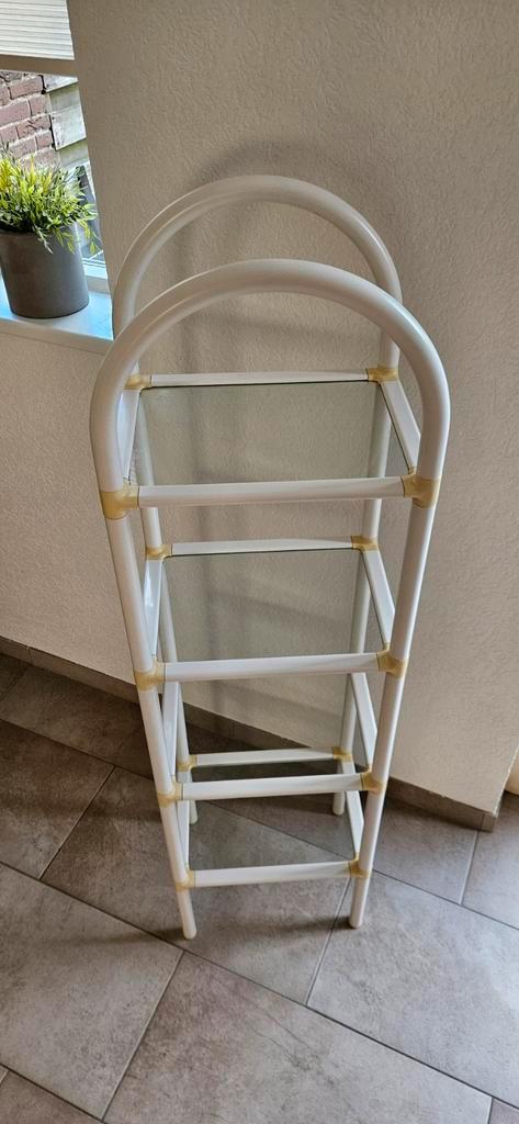 Retro Kastje - Kunststof & Glas, Huis en Inrichting, Kasten | Stellingkasten, Ophalen of Verzenden