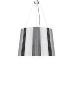 Kartell Ge hanglamp in zilver, Kunststof, Design, Ophalen of Verzenden, Zo goed als nieuw