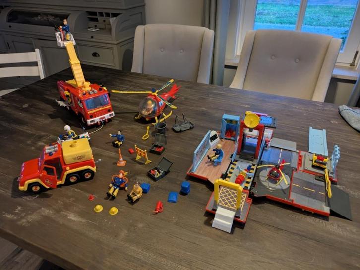 Brandweerman Sam speelgoed, Kinderen en Baby's, Speelgoed | Speelgoedvoertuigen, Gebruikt, Ophalen