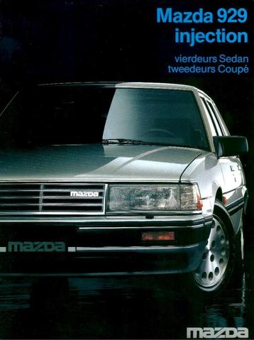 Folder Mazda 929 Injection 1984 beschikbaar voor biedingen