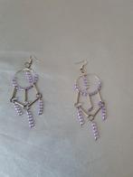 oorbellen, Sieraden, Tassen en Uiterlijk, Oorbellen, Ophalen, Overige materialen, Hangers, Paars