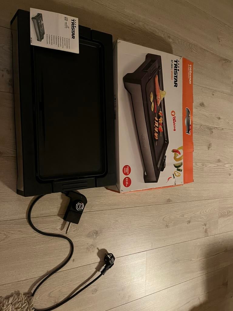Tristar grillplaat, Ophalen of Verzenden, Zo goed als nieuw, Tafelgrill