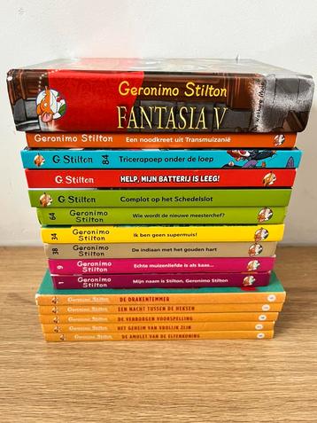 15 boeken van geromino stilton beschikbaar voor biedingen