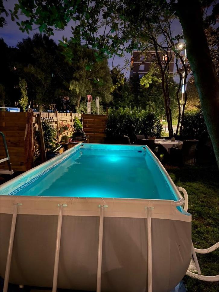 Zwembad Intex 4 x 2 meter.!, Tuin en Terras, Zwembaden, Zo goed als nieuw, Opzetzwembad, 80 tot 120 cm, 200 tot 400 cm, Rechthoekig